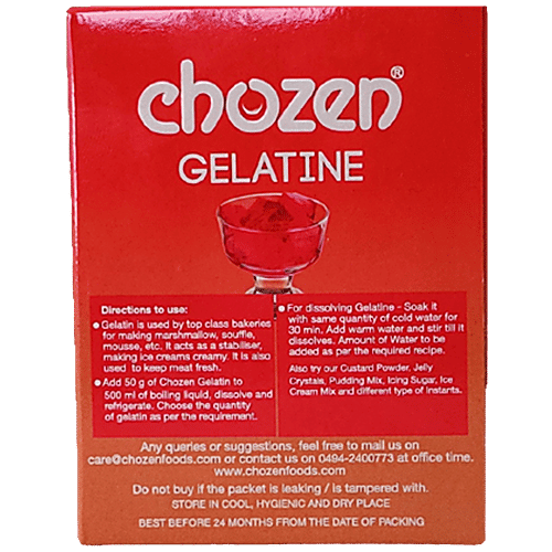 Buy CHOZEN Gelatine Translucent, Thickening Agent, For Making Jelly