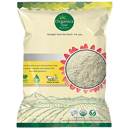 Organics Food Market Kalanamak Polished Rice - Premium Quality & Nutrient Rich, 5 kg  