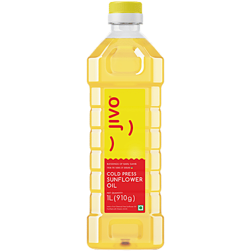 Buy Jivo Cold Pressed Sunflower Oil Online at Best Price of Rs 137.5