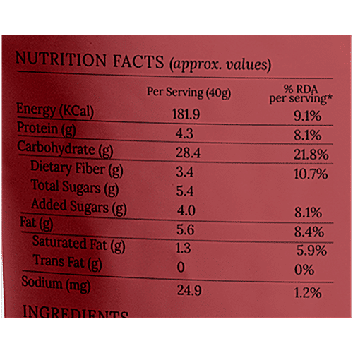 Wingreens Harvest Crunchy Muesli - Fruits, Nuts & Seeds With Rolled Oats, Gluten-Free, Healthy Breakfast, 800 g  
