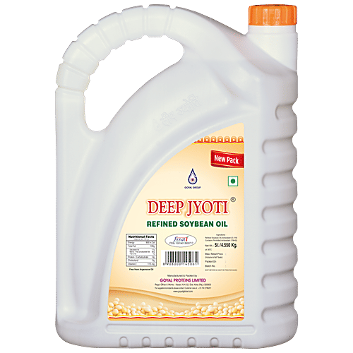 Buy DEEP JYOTI Refined Soybean Oil Omega 3 Fatty Acids Rich Cooking