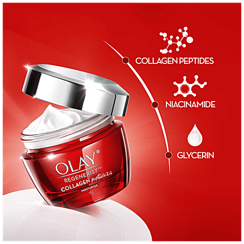 Olay Collagen Peptide 24 Face Cream With Collagen Peptide & Niacinamide - Suitable For Normal, Dry, Oily & Combination Skin, 50 g