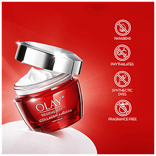 Olay Collagen Peptide 24 Face Cream With Collagen Peptide & Niacinamide - Suitable For Normal, Dry, Oily & Combination Skin, 50 g