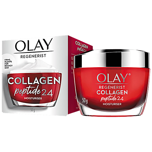 Olay Collagen Peptide 24 Face Cream With Collagen Peptide & Niacinamide - Suitable For Normal, Dry, Oily & Combination Skin, 50 g