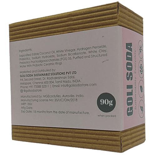 Goli Soda Probiotics Cloth Pad Diaper Soap - All Natural, 90 g