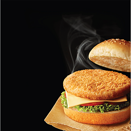 ITC Master Chef Incredible Plant Based Burger Patty - Source Of Protein & Fibre, Ready To Cook, 330 g (6 pcs)