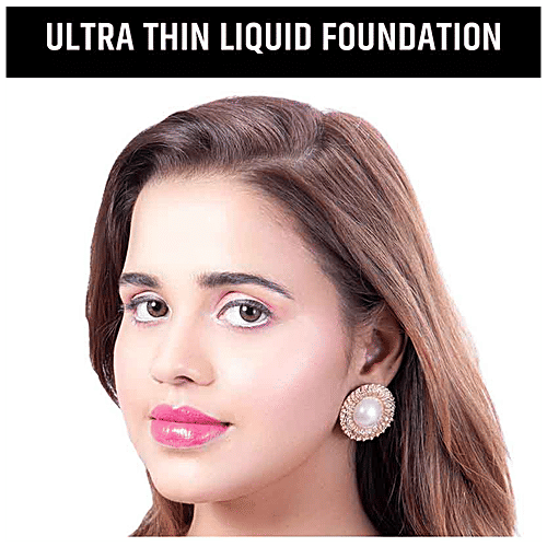 Insight Cosmetics Ultra-Thin Second Skin Long-Wear Foundation - Lightweight, Matte Finish, 20 ml Warm Nude 