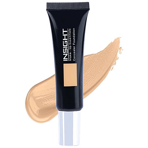 Insight Cosmetics Concealer Foundation - Easy To Blend, Long-Lasting, Evens Out Complexion, 20 ml Cream Natural