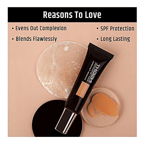 Insight Cosmetics Concealer Foundation - Easy To Blend, Long-Lasting, Evens Out Complexion, 20 ml Cream Natural