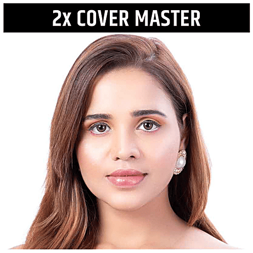 Insight Cosmetics 2X Cover Master Concealer - Gives High Coverage, Water-Resistant, 6 ml Sun Beige 
