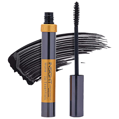 Insight Cosmetics Lash Extension Mascara Eye Liquid - Adds Volume, No Flaking, Curls Eyelashes, 12 ml  