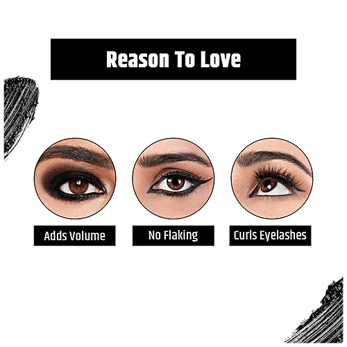 Insight Cosmetics Lash Extension Mascara Eye Liquid - Adds Volume, No Flaking, Curls Eyelashes, 12 ml  