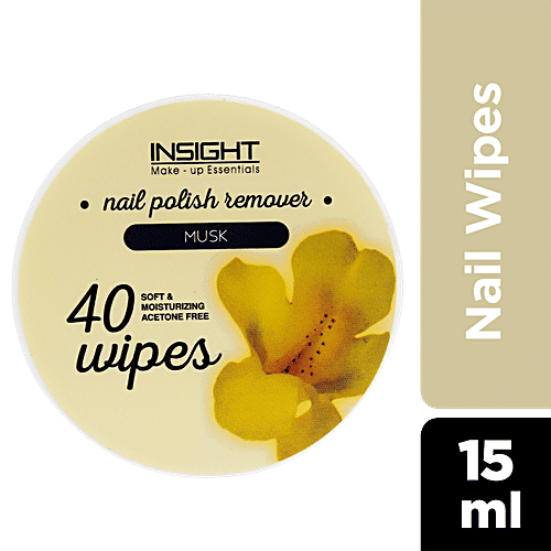 Buy INSIGHT Cosmetics Nail Polish Remover Wipes Soft & Moisturising