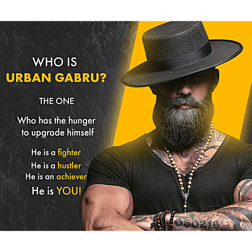 urban gabru Beard Growth Oil - Booster Enriched With Natural Herbs, 60 ml  