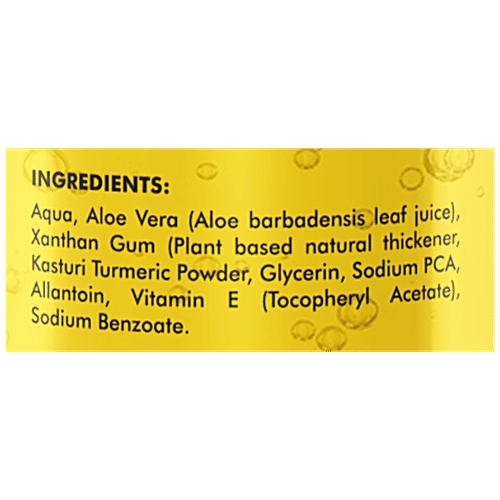 Spantra Aloe Kasturi Turmeric Gel - Brightening, Prevents Breakouts,  For Hair, Face, Body, 300 ml  