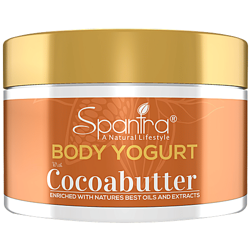 Spantra Cocoabutter Body Yogurt - Hydrating, Anti Ageing Properties, Healthy & Youthful Skin, 250 g