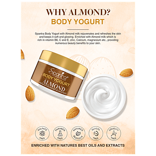 Buy Spantra Almond Body Yogurt Enriched With Natural Oils, Hydrating