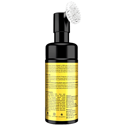 Spantra Rice Water Foaming Face Wash - Built In Brush,Reduces Redness, Controls Excess Oil, For Clear Skin, 100 ml  