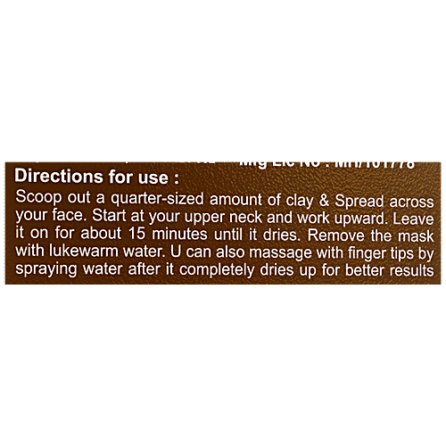 Spantra Witch Hazel Clay Mask - Acne Control, Antioxidant Properties, For Oily Skin, 125 g  