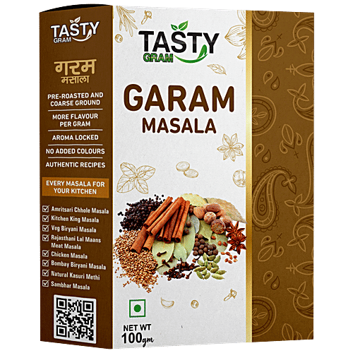 Buy TASTYGRAM Garam Masala Premium Quality, Rich In Aroma, Flavour
