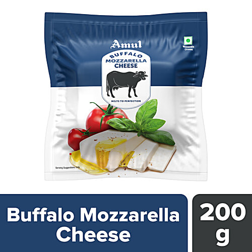 Buy Amul Buffalo Mozzarella Cheese Block Fresh & Tasty, Perfect For