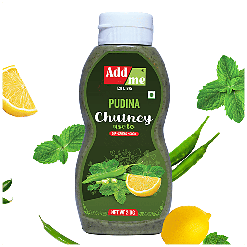 Buy Add Me Pudina Chutney Classic Indian Mint Sauce, For Dipping