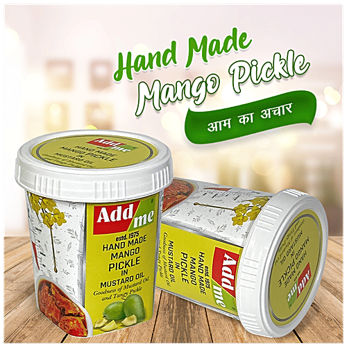 Buy Add Me Handmade Mango Pickle In Mustard Oil Tangy, Traditional