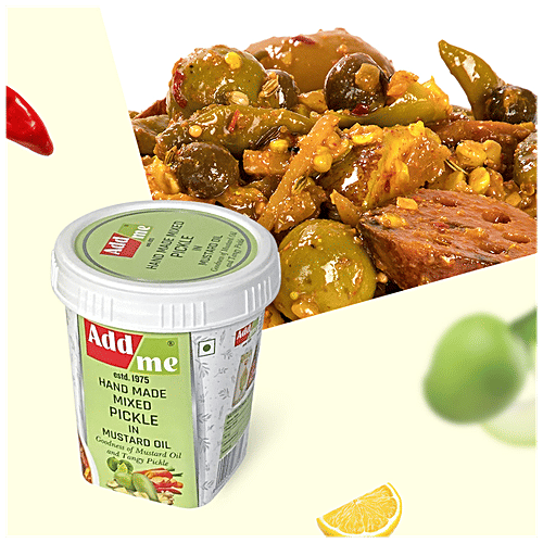 Buy Add Me Handmade Mixed Pickle In Mustard Oil Tangy, Traditional