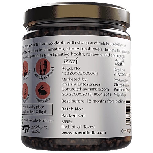 Buy Havmi Black Peppercorns High In Nutritional Value Online at Best