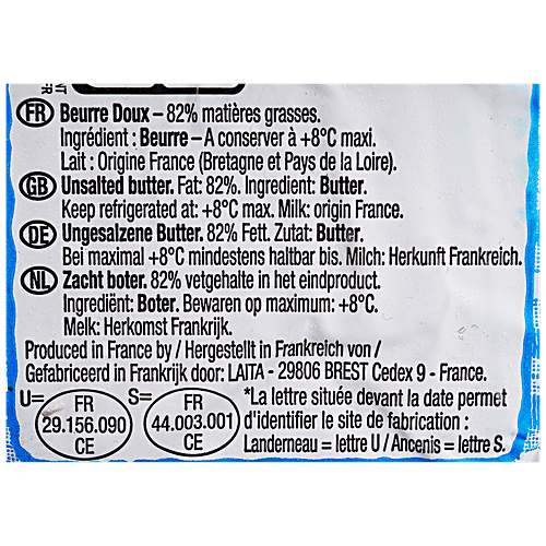 Paysan Breton Butter - Unsalted, French Dairy, 500 g  