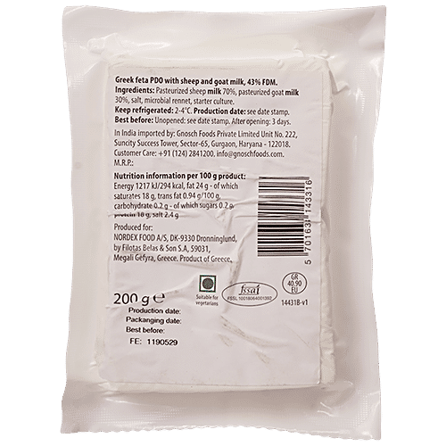 Buy Taverna Greek Feta Cheese Made From Sheep & Goat Milk Online at