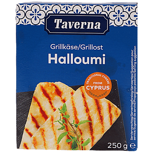 Taverna  Halloumi Cheese - Made From Goat & Sheep Milk, 250 g  