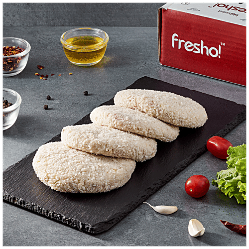 fresho! Chicken Burger Patty, 2 pcs  