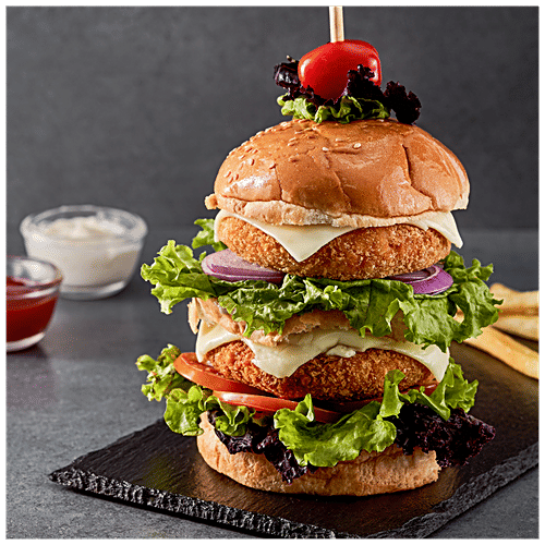 fresho! Chicken Burger Patty, 2 pcs  