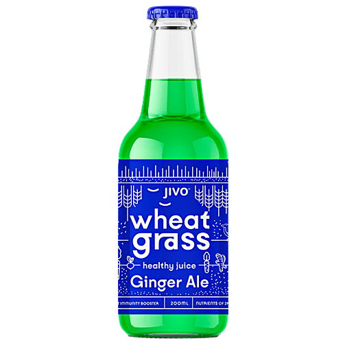 Buy Jivo Wheatgrass Juice Ginger Ale, Cold Pressed, Highly