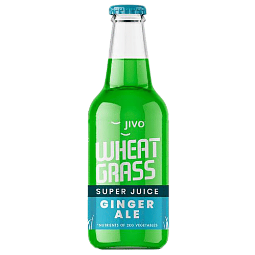 Buy Jivo Wheatgrass Juice Ginger Ale, Cold Pressed, Highly