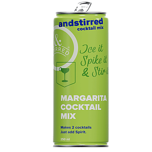 Buy &Stirred Margarita Cocktail Mix Refreshing, Ready To Serve, Fruit