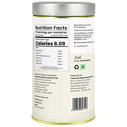 Buy Teamonk Malabari Sulaimani Black Tea For Weight Loss, Diabetic