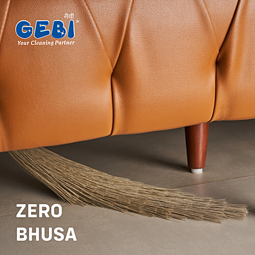 Gebi  No Dust Plastic Floor Broom - Jhadu, XL, 110 cm, 1 pc  