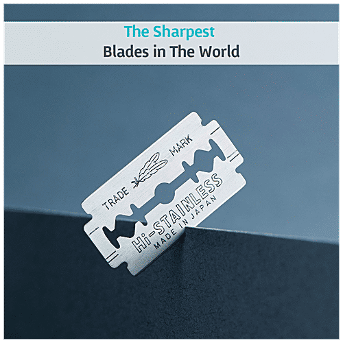 Buy Bombay Shaving Company Platinum Coated Feather Razor Blades Online