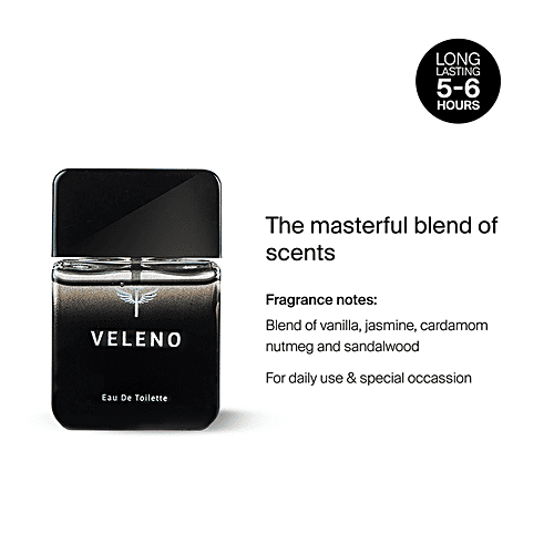 Bombay Shaving Company Veleno Perfume for Men Long Lasting EDT, 30 ml  