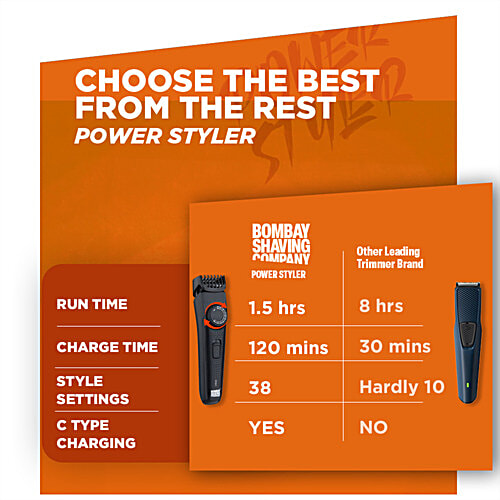 Bombay Shaving Company Cordless Beard Trimmer - Black, 1 pc  