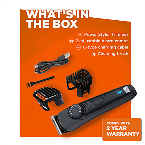 Bombay Shaving Company Cordless Beard Trimmer - Black, 1 pc  