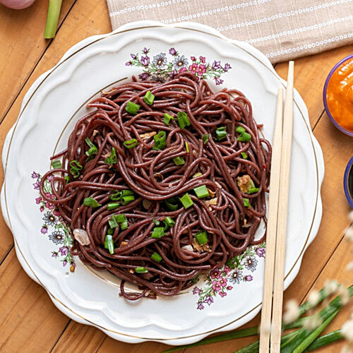Naturally Yours Gluten Free Beetroot Noodles - No Maida, No Junk, Super Healthy, With High Nutritional Values, 100 g  