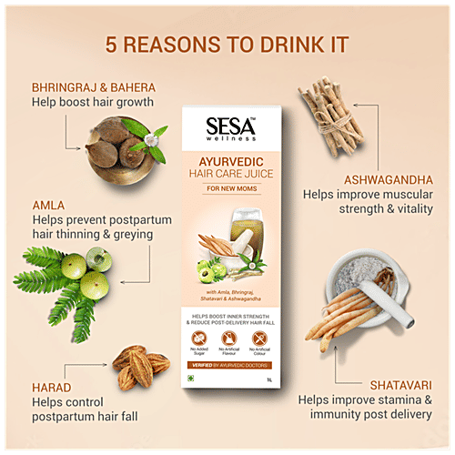 Buy Sesa Ayurvedic Juice For New Moms Reduces Postpartum Hair Fall