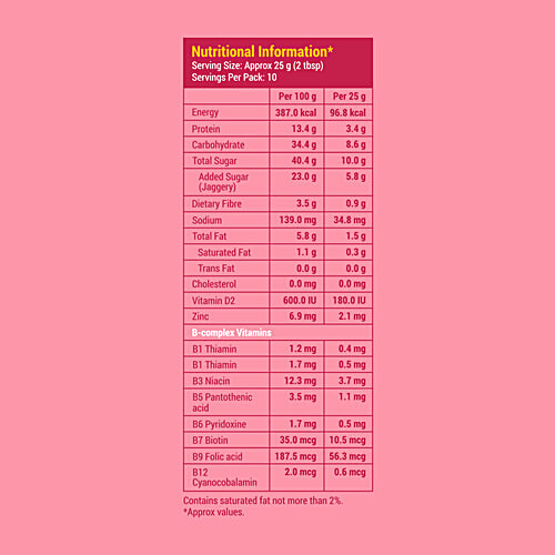 Slurrp Farm Berry Milk Mix - No Sugar, Sweetened With Jaggery Powder, Contains Oats & Jowar, 250 g  