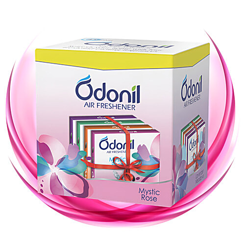 Odonil Air Freshener Blocks - Mystic Rose, 48 g (Pack of 4)