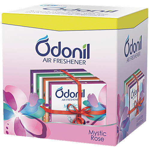 odonil bathroom air freshener blocks mixed fragrances 72 g pack of 4 
