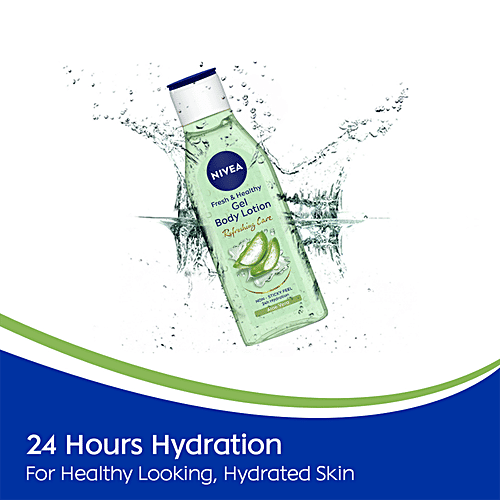 Buy Nivea Aloe Vera Gel Body Lotion Soothing Care, Provides 24H Hydration, NonSticky Online