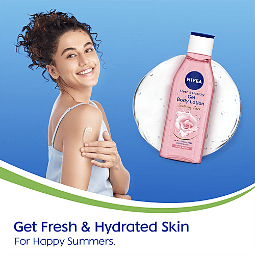 Nivea Rose Water Gel Body Lotion, 75 ml  